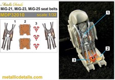 MiG-21, MiG-23, MiG-25 seat