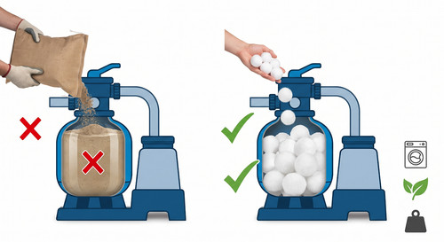 Balles filtrantes billes