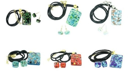 Ensemble collier pendentif - pendentif, et