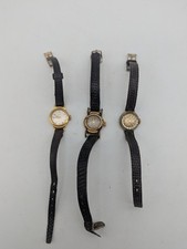 Lot 3 Montres Mécaniques Plaqués Or, Zenith, Yema et Herma, Femme