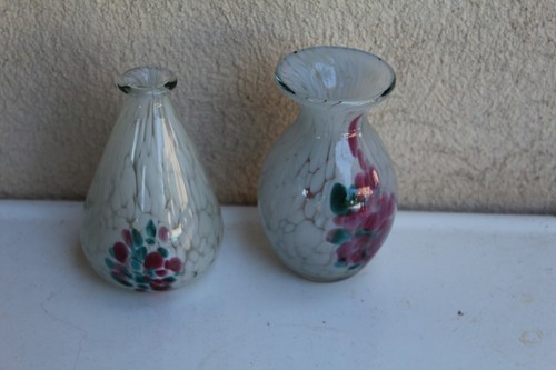 Lot vases vintage signed - ,