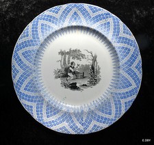  ASSIETTE FAIENCE CREIL