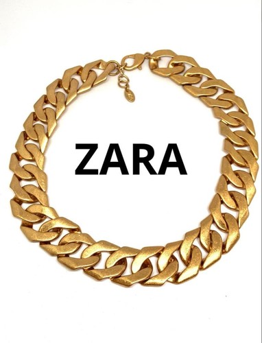 Collier zara doré grande - collier,
