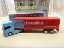 Camion Semi REMORQUE SCANIA HOME BARGAINS 1/60éme WELLY Occasion Bon état