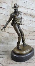 Main Bronze Statue Jeune Michael JACKSON Buste Musicien Tête Sculpture Grand