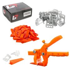 3000x Onglets 1mm+600x Cale + Pince De Kit 3601-teilig Système Nivellement Tuile