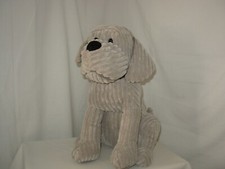 Peluche Chien Gris Déco