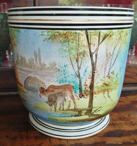 Ancien cache pot - cache, creil