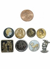 Lot 8 Boutons Vintage de