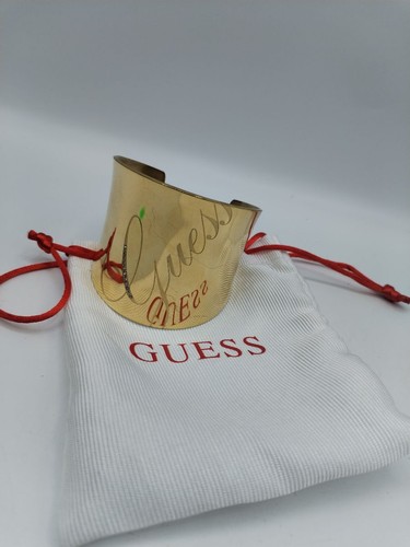 Bracelet manchette guess doré - bracelet,