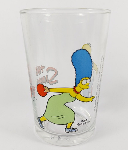 Les simpsons verre moutarde - verre,