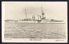Ak Navire de Guerre Hms Effingham Sur
