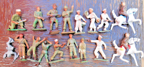 Lot figurines ancien 60 - lot,