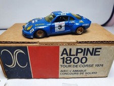 AMR /SOLIDO KIT/MAQUETTE MONTEE 1/43 ALPINE RENAULT A 110 1800 TDC EN BOITE mt