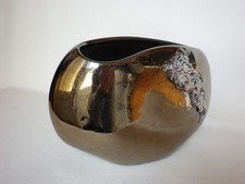 Vase design irisé signé  Max