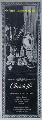 Publicite christofle - publicite,