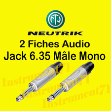 2 Fiches Audio  Jack 6.35
