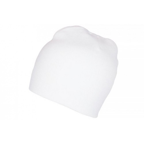 Bonnet blanc court laine - bonnet,