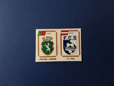 Panini Football 88 Écusson Sporting Lisbonne Portugal , Fc Tyrol Autriche #Q