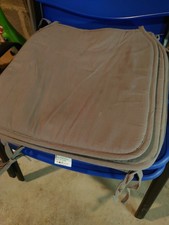 Coussin de chaise réversible X 4 beige Polyuréthane 