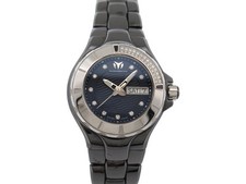 MONTRE TECHNOMARINE CRUISE 110027C QUARTZ 36 MM CERAMIQUE DIAMANTS WATCH 1990€