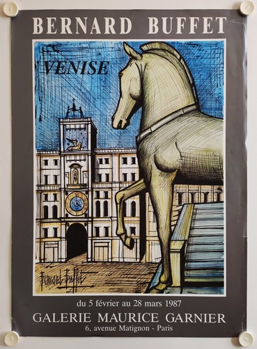 Affiche bernard buffet venise - buffet,