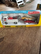 CORGI GIFT SET 25 VW PICK UP DEPANNEUSE ET COOPER MASERATI SUR REMORQUE