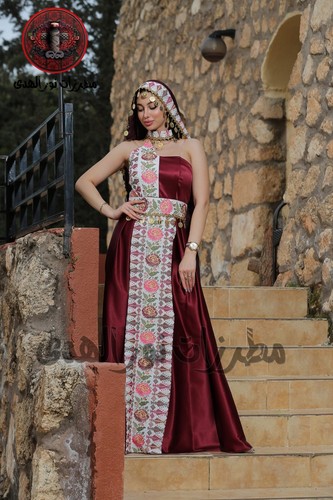 Embroidered henna dress for - embroidered,