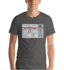 Pink Floyd Wembley 1974 Vintage Concert Ticket Short-Sleeve Unisex T-Shirt DSOTM
