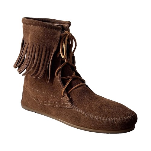 Minnetonka suede fringe front - fringe,