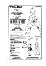 patron poupée fevrier 2004 costume de marquise et marquis   M et T