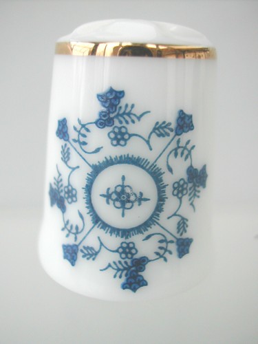 Dé coudre porcelaine - dé,