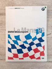 BMW Motorsport V12 LMR 24h Le Mans 1999 Press Kit Communiqué Dossier Presse