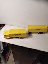 CAMION CONRAD - CAMION MAN BUSSING REMORQUE BACHE DETA BATTERIE - 1/50- BEL ETAT