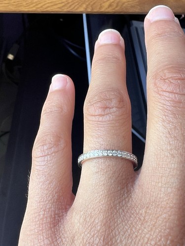 Bague alliance blanc 18 - or,