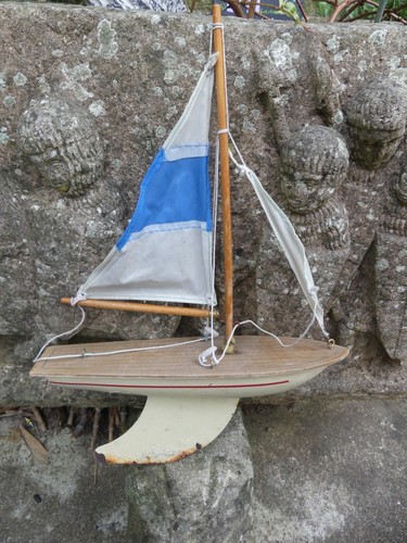 Ancien voilier bassin en - ancien,