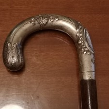 Canne Acajou de cuba Argent