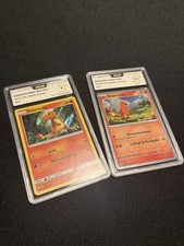 Lot cartes gradées Pokémon Salamèche PCA 