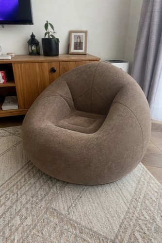 Fauteuil gonflable floqué
