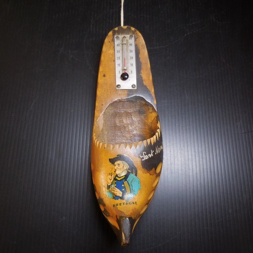 Thermomètre sabot bois port - thermomètre,