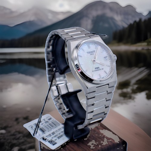 Tissot prx white mother - tissot, of