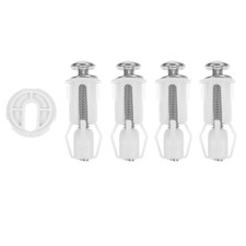  4 Pcs Kit Fixation Abattant Wc Matériel De Montage Du Siège Toilette