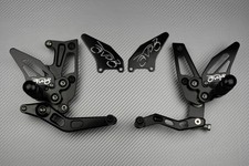 Commandes Reculées Racing Noires TRIUMPH Speed Triple R 1050 1050R 2016-2018