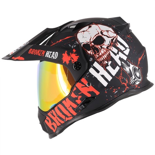 Broken head enduro casque - broken,