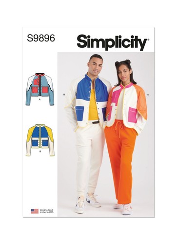 Simplicity 9896 patron veste - patron,