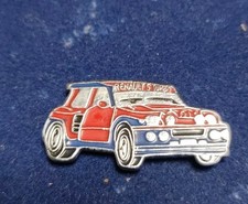  PIN'S  RENAULT R5 TURBO RALLYE - SPORT-AUTO SIGNÉ LOCOMOBILE