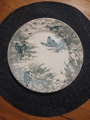 Assiette ancienne plate cm - plate, 21