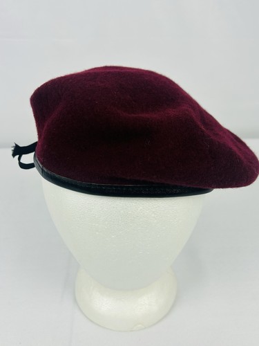Military beret wool maroon - military, 453