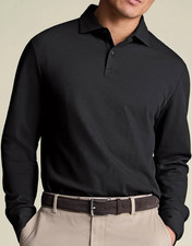 Prada Polo noir coton piqué