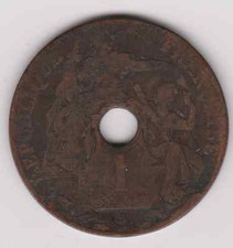 Pièce Indochine : 1 centime
